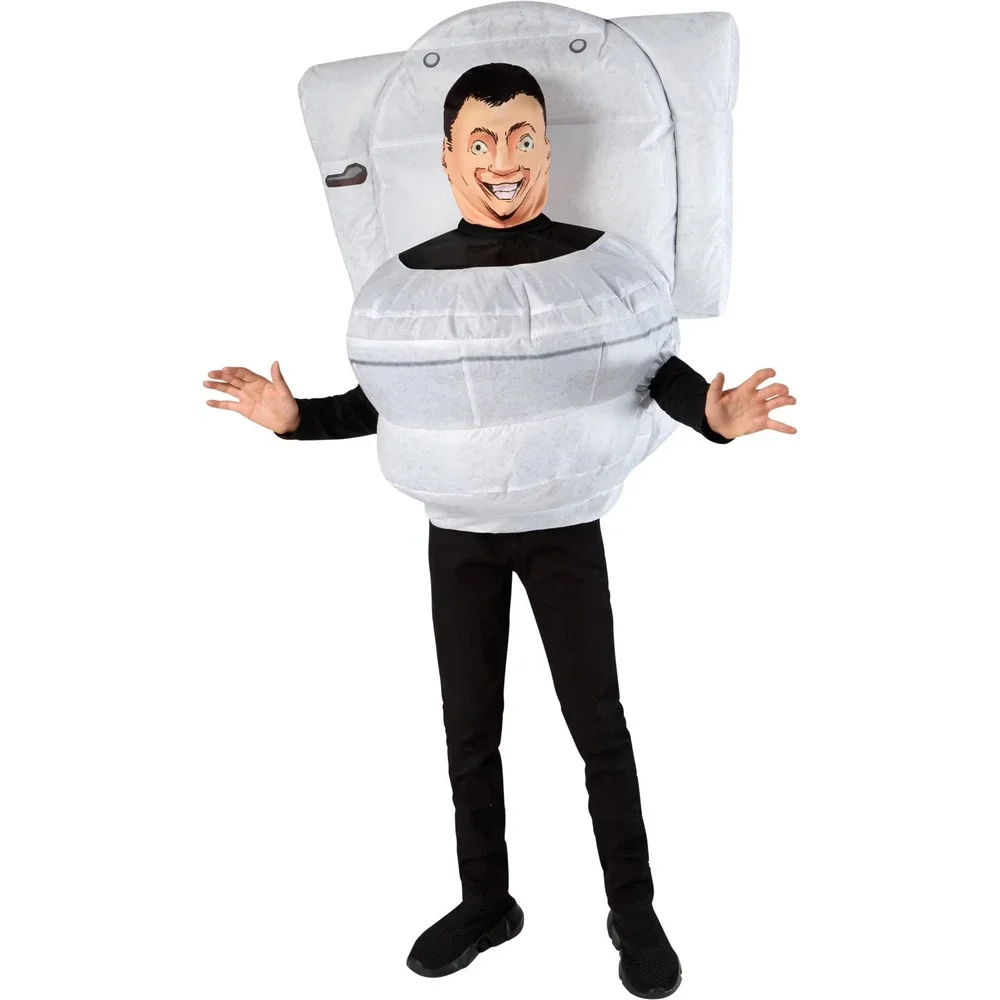 Skibidi Toilet Costume Child One Size Youth Boys Kids Inflatable NECA NEW